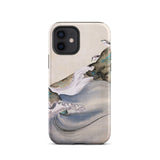 Plovers Rocks and Waves - Suzuki Kiitsu Iphone Case, 12 / Matte, Watercolor-style Phone Case