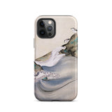 Plovers Rocks and Waves - Suzuki Kiitsu Iphone Case, 12 Pro / Matte, Artistic Phone Case