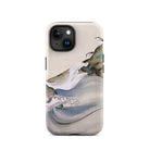 Plovers Rocks and Waves Suzuki Kiitsu Iphone Case, 15 / Matte, Smartphone Case Abstract Wave Design