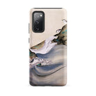 Plovers Rocks and Waves Suzuki Kiitsu Samsung Case, Galaxy S20 Fe / Matte, Phone Case Black Camera Cutout Abstract Watercolor Art