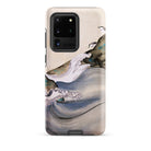 Plovers Rocks and Waves Suzuki Kiitsu Samsung Case, Galaxy S20 Ultra / Matte, Smartphone Nature Themed Protective Case Wave Mountain Design