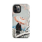 Plum Tree in Snow Hiroaki Takahashi Shin Hanga Iphone Case, 11 Pro / Matte, Iphone Case Japanese Art