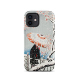 Plum Tree in Snow - Hiroaki Takahashi Shin-hanga Iphone Case, 12 / Matte, Phone Case Japanese Art