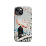 Plum Tree in Snow - Hiroaki Takahashi Shin-hanga Iphone Case, 13 / Matte, Phone Case Japanese Art