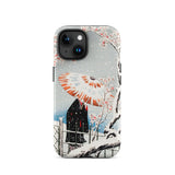 Plum Tree in Snow - Hiroaki Takahashi Shin-hanga Iphone Case, 15 / Matte, Japanese Art Phone Case