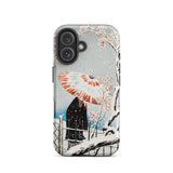 Plum Tree in Snow - Hiroaki Takahashi Shin-hanga Iphone Case, 16 / Matte, Artistic Phone Case