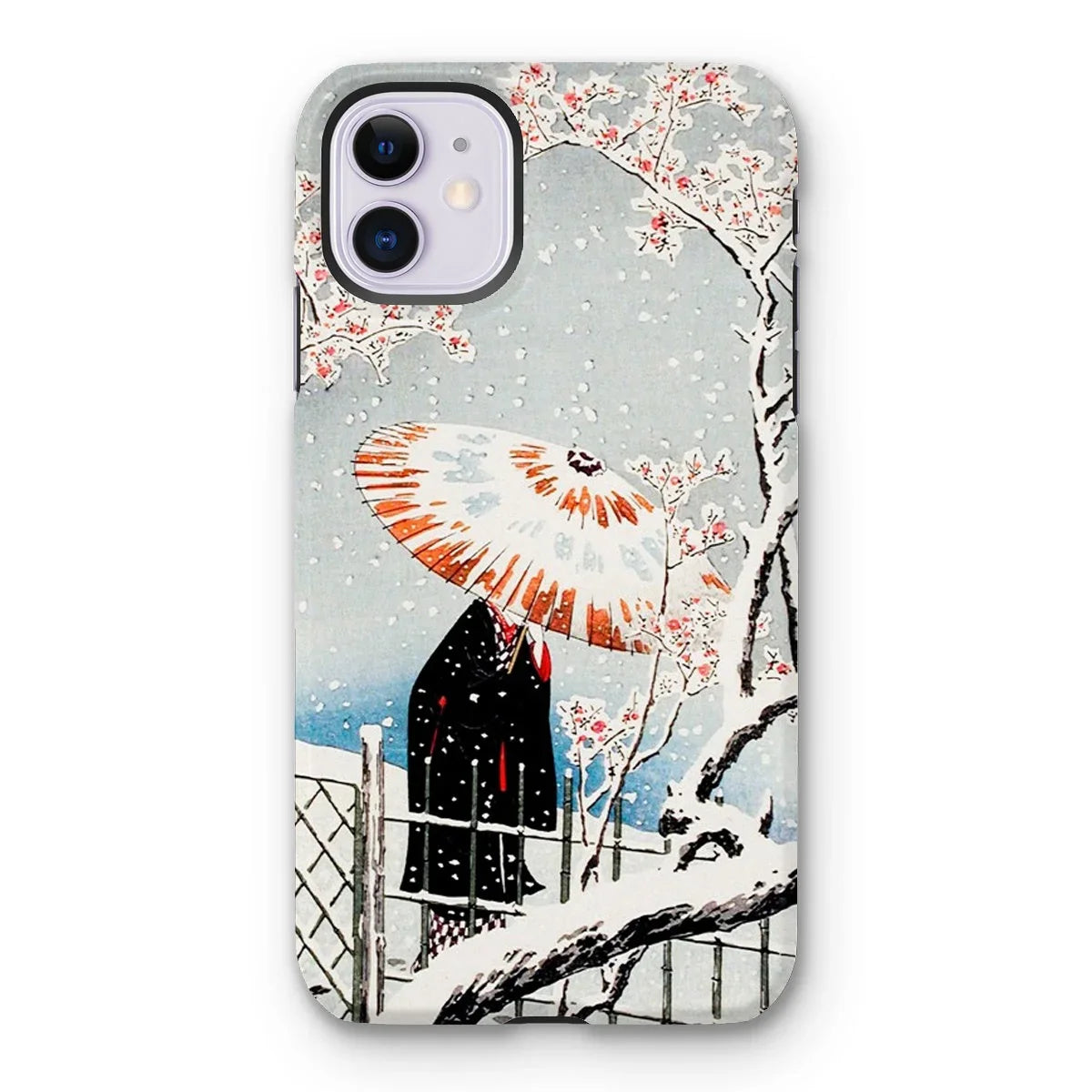 Plum Tree in Snow - Hiroaki Takahashi Shin-hanga Iphone Case 11 / Matte Mobile Phone Cases