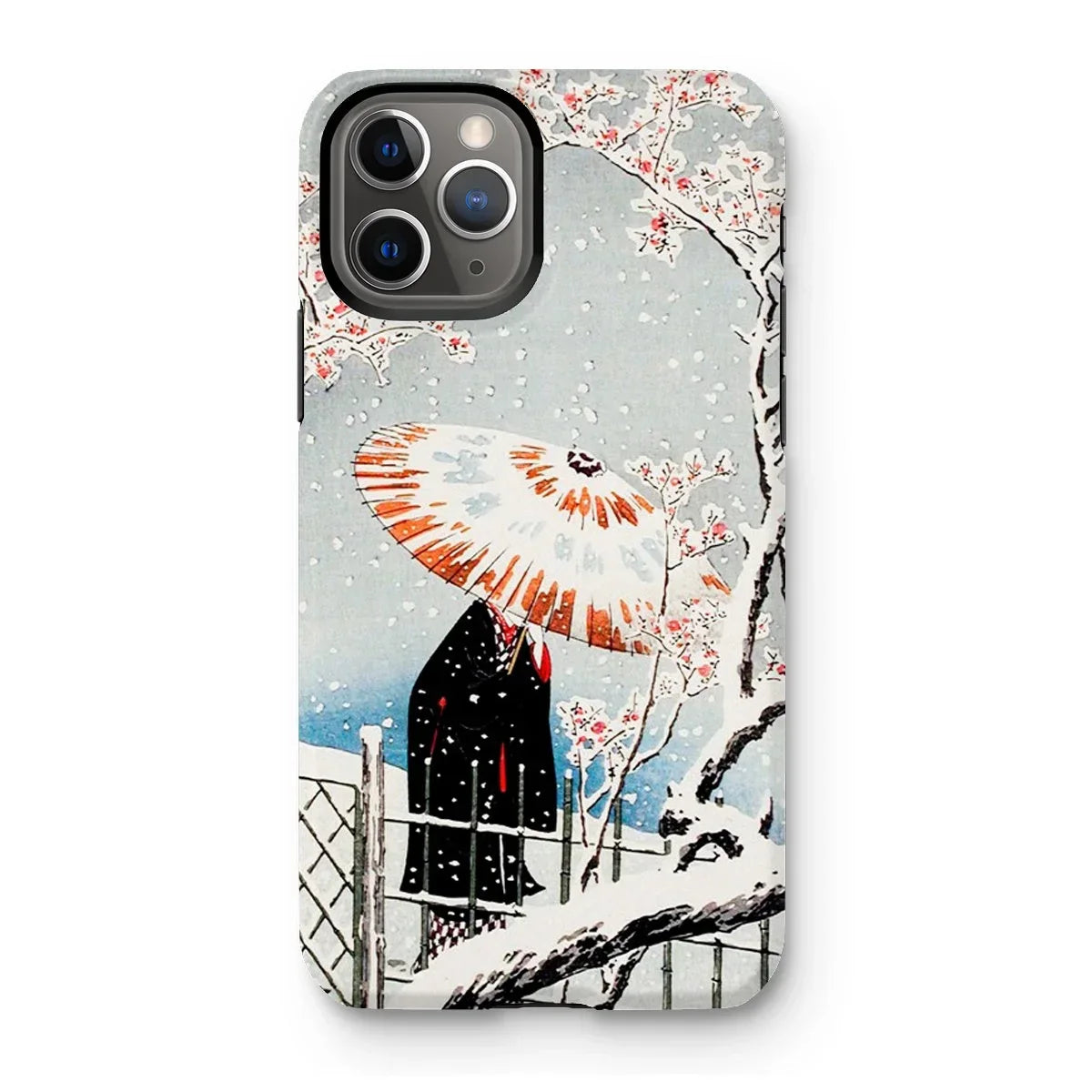 Plum Tree in Snow - Hiroaki Takahashi Shin-hanga Iphone Case - 11 Pro / Matte