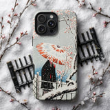 Plum Tree in Snow - Hiroaki Takahashi Shin-hanga Phone Case, Mobile Cases, Toby Leon