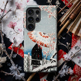Plum Tree in Snow - Hiroaki Takahashi Shin-hanga Phone Case, Mobile Cases, Toby Leon