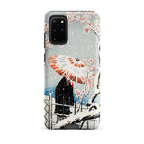 Plum Tree in Snow - Hiroaki Takahashi Shin-hanga Samsung Case, Galaxy S20 Plus / Matte, Smartphone Case Traditional Japanese-style