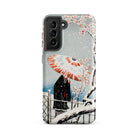 Plum Tree in Snow Hiroaki Takahashi Shin Hanga Samsung Case, Galaxy S21 Fe / Matte, Phone Case Traditional Japanese Winter Scene Person
