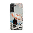 Plum Tree in Snow Hiroaki Takahashi Shin Hanga Samsung Case, Galaxy S22 Plus / Matte, Smartphone Case Snowy Japanese Landscape Design