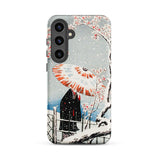 Plum Tree in Snow - Hiroaki Takahashi Shin-hanga Samsung Case, Galaxy S24 Plus / Matte, Phone Case Traditional Japanese-style Winter Scene