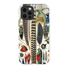 Plumes and Feathers - Adolphe Millot Art Iphone Case, 13 Pro / Matte, Kite-713300862, Decorative Phone Case Colorful Bird Feathers