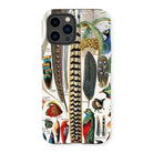 Plumes and Feathers - Adolphe Millot Art Iphone Case, 14 Pro / Matte, Kite-713300852, Decorative Phone Case Colorful Bird Feathers