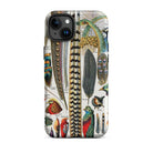 Plumes and Feathers Adolphe Philippe Millot Iphone Case, 15 Plus / Matte, Feather Patterned Phone Case