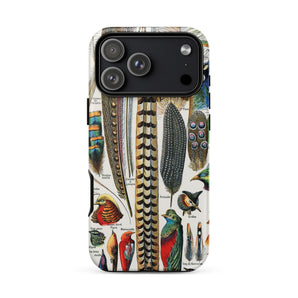 Plumes and Feathers - Adolphe Philippe Millot Iphone Case, 17 Pro Max / Matte, Mobile Phone Cases, Toby Leon
