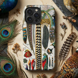 Plumes and Feathers - Adolphe Philippe Millot Phone Case, Adolphe Millot Plumes, Millot Plumes Case, Adolphe Millot Art