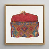 Pocketbook - Norma Lockwood 1930s Fashion Art Print / Canvas, 12x12’’ / 31x31cm / Natural Frame, Posters Prints & Visual Artwork, Toby Leon