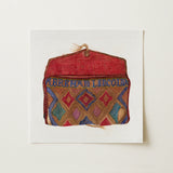 Pocketbook - Norma Lockwood 1930s Fashion Art Print / Canvas, 12x12’’ / 31x31cm / Unframed / no Border, Posters Prints & Visual Artwork,