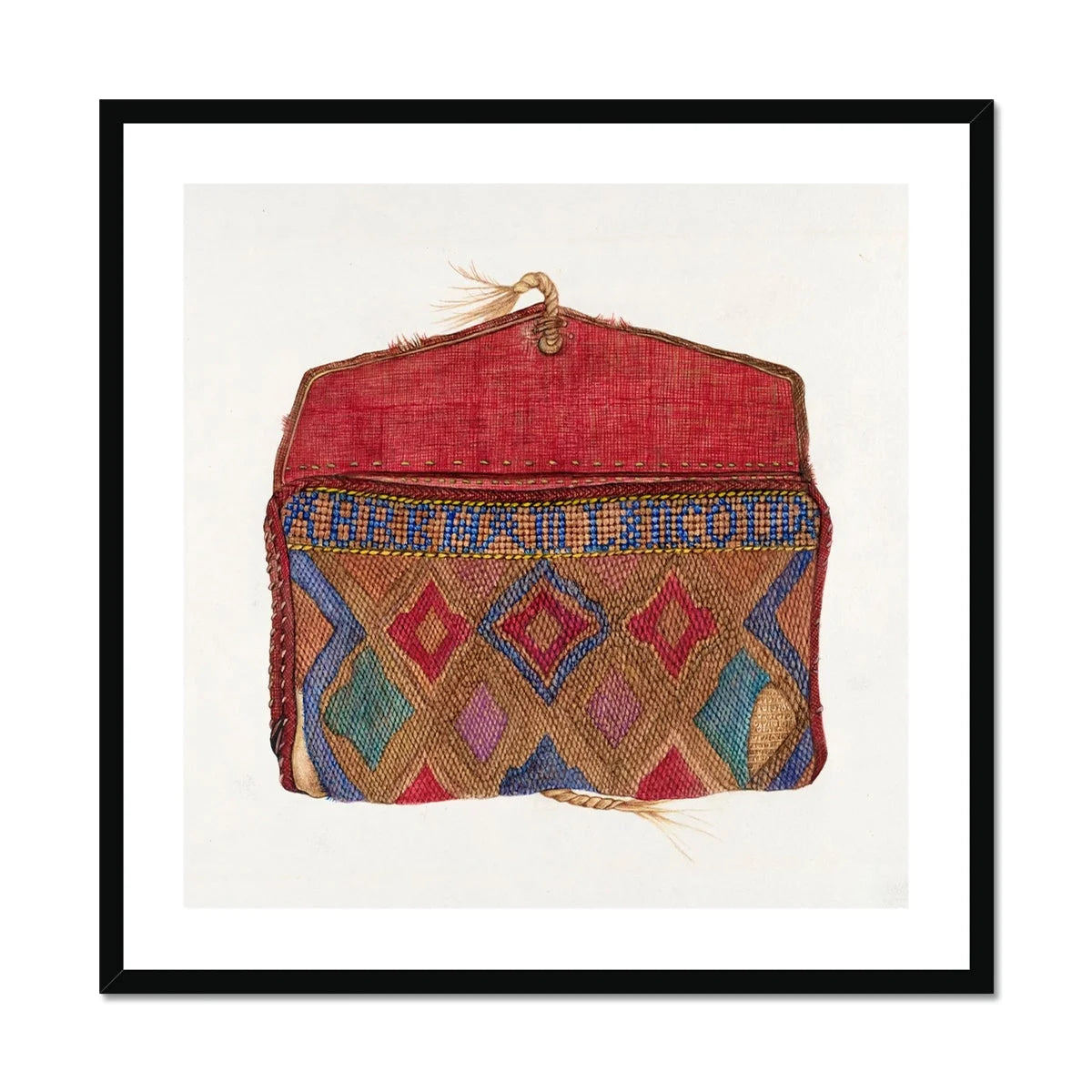 Pocketbook - Norma Lockwood 1930s Fashion Art Print