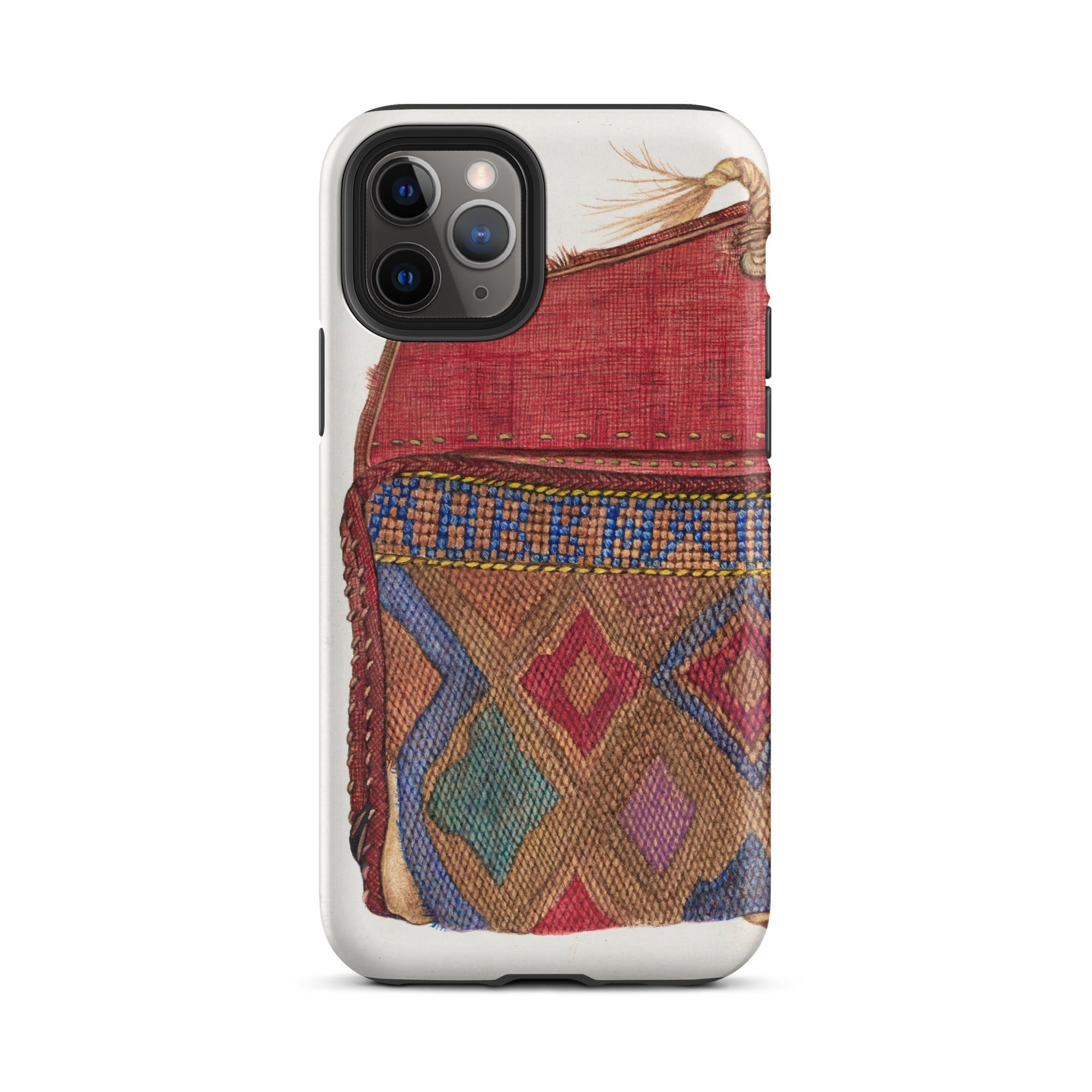 Pocketbook - Norma Lockwood 1930s Fashion Iphone Case, 11 Pro / Matte, Iphone Case Colorful Woven Design