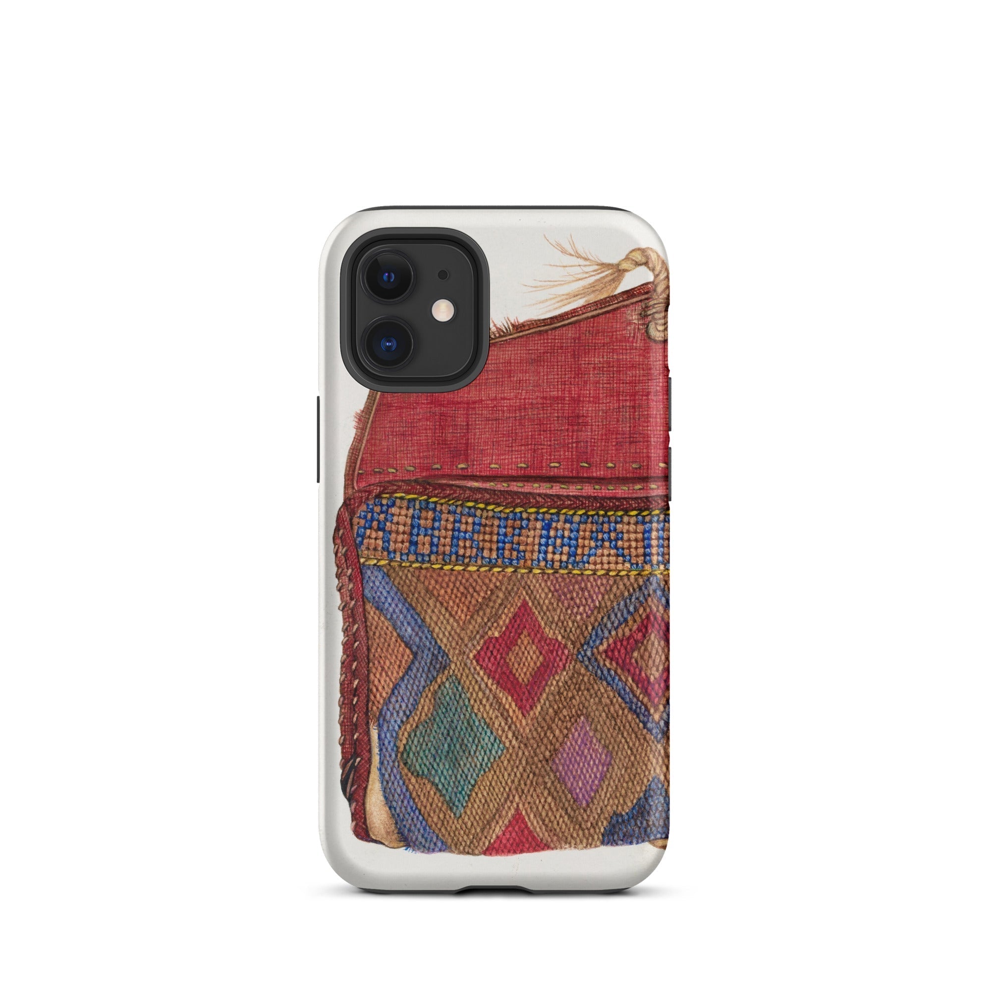 Pocketbook - Norma Lockwood 1930s Fashion Iphone Case, 12 Mini / Matte, Iphone Case Colorful Textile Design