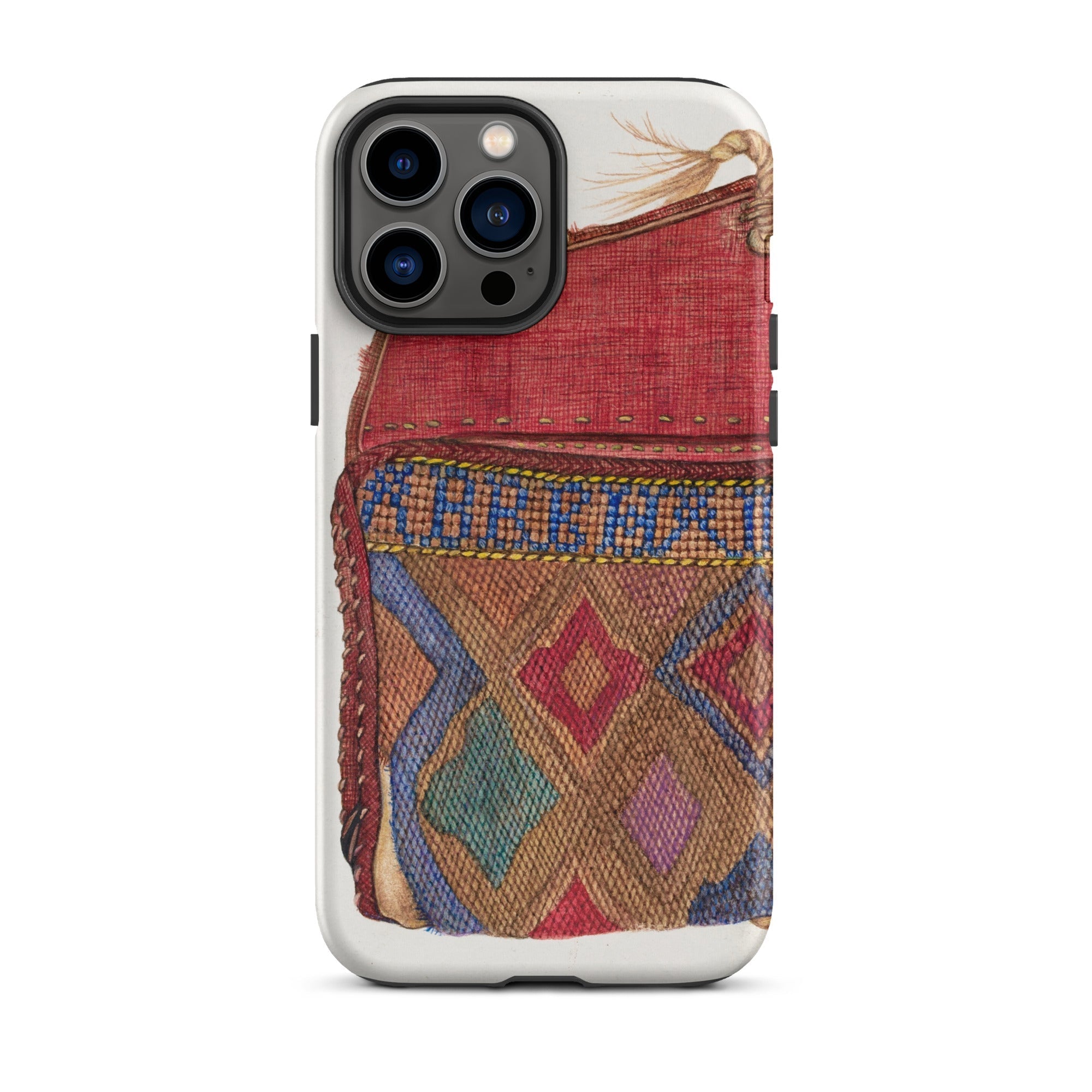 Pocketbook - Norma Lockwood 1930s Fashion Iphone Case, 13 Pro Max / Matte, Iphone Case Colorful Textile Design