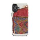 Pocketbook - Norma Lockwood 1930s Fashion Iphone Case, 16 Plus / Matte, Phone Case Colorful Woven Design