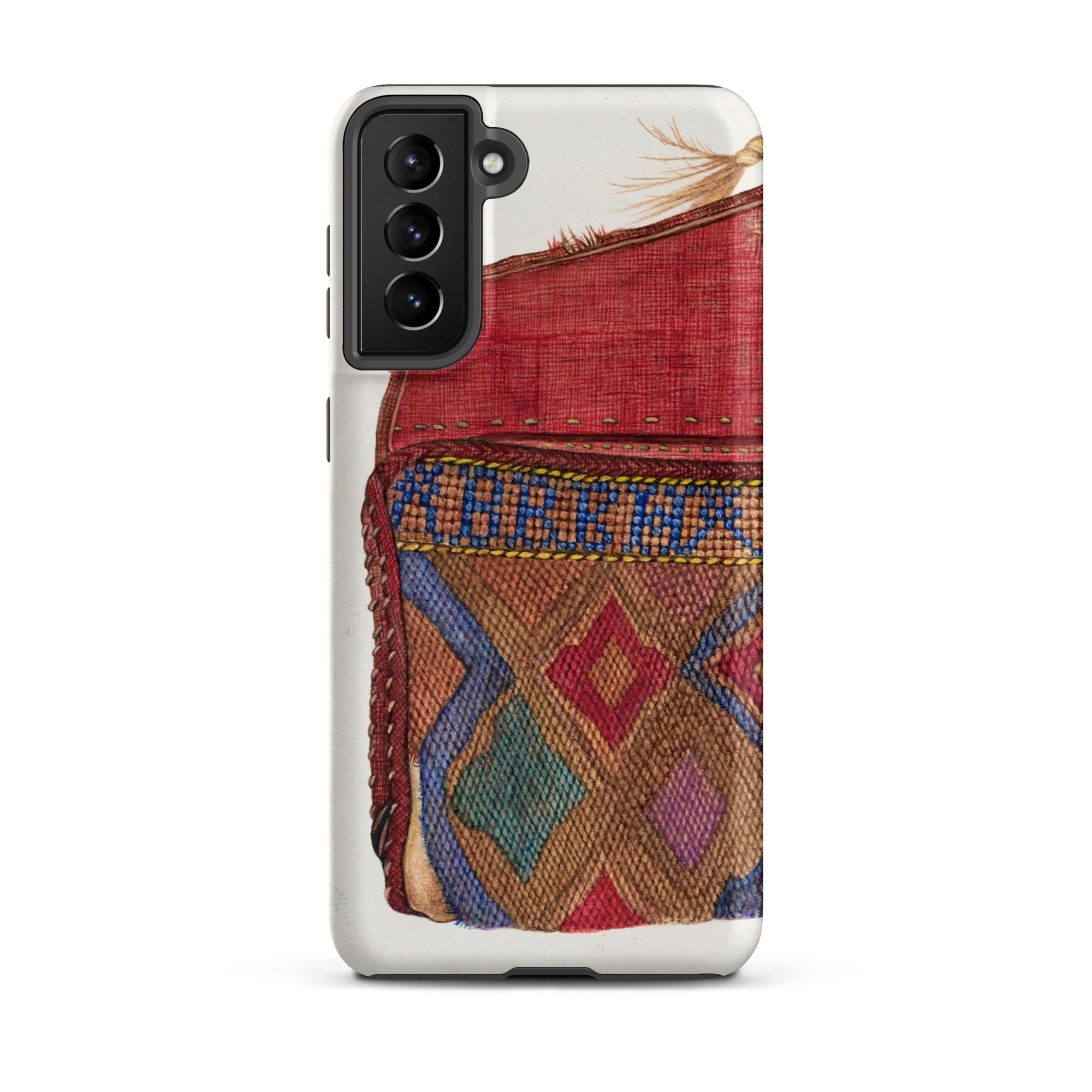 Pocketbook - Norma Lockwood 1930s Fashion Samsung Case, Galaxy S21 Plus / Matte, Smartphone Multi-colored Fabric Design Phone Case