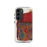 Pocketbook - Norma Lockwood 1930s Fashion Samsung Case, Galaxy S23 / Matte, Smartphone Case Vibrant Patterned Textile Design