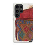 Pocketbook - Norma Lockwood 1930s Fashion Samsung Case, Galaxy S24 Ultra / Matte, Smartphone Case Vibrant Geometric Pattern Woven Textile