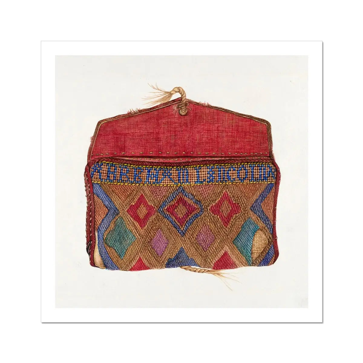 Pocketbook - Norma Lockwood Fine Art Print - 20’’x20’’ - Posters Prints & Visual Artwork - Aesthetic Art