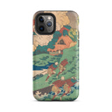Poem by Kakinomoto Hitomaro - Hokusai Iphone Case, 11 Pro / Matte, Artistic Phone Case