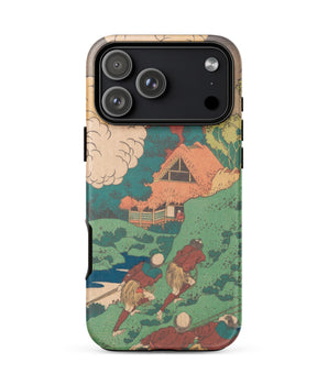 Iphone 17 Pro Max / Matte Poem by Kakinomoto Hitomaro - Hokusai Phone Case Ukiyo-e Print, Hey Climb
