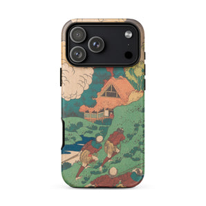 Poem by Kakinomoto Hitomaro - Hokusai Phone Case, Hokusai Ukiyo-e Print, Kakinomoto Hitomaro, Hey Climb