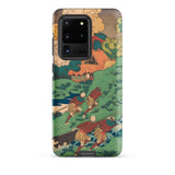 Poem by Kakinomoto Hitomaro - Hokusai Samsung Case, Galaxy S20 Ultra / Matte, Smartphone Case Japanese Woodblock Print Design