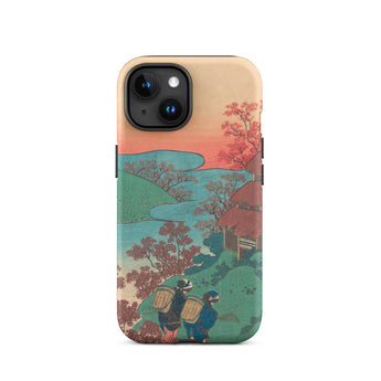 Poème par Sarumaru Dayu - Coque iPhone Hokusai, 15 / Mat, Coques de téléphone portable, Toby Leon
