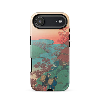 Poème de Sarumaru Dayu - Étui Iphone Hokusai, 17 Air / Brillant, Coques de Téléphone Portable, Toby Leon