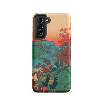 Poem by Sarumaru Dayu - Hokusai Phone Case, Samsung Galaxy S21 / Matte, Mobile Cases, Toby Leon