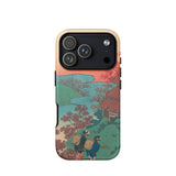 Poem by Sarumaru Dayu - Hokusai Phone Case Iphone 17 Pro / Matte Beige Phone Case Vibrant Traditional Japanese Woodblock Print Hokusai