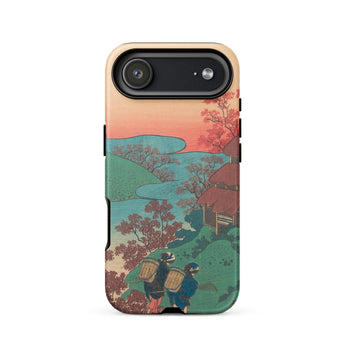 Poem by Sarumaru Dayu - Hokusai Phone Case Iphone 17 Air / Matte Phone Case Vibrant Traditional Japanese Woodblock Print Design Hokusai