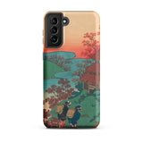 Gedicht door Sarumaru Dayu - Hokusai Samsung Case, Galaxy S21 Plus / Mat, Mobiele Telefoonhoesjes, Toby Leon