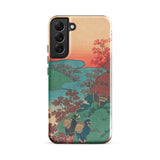 Gedicht door Sarumaru Dayu - Hokusai Samsung Case, Galaxy S22 Plus / Glans, Mobiele Telefoonhoesjes, Toby Leon