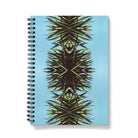 Pointy - Modern Mirrored Botanical Leaf Art Notebook A5 - Graph Paper Notebooks & Notepads