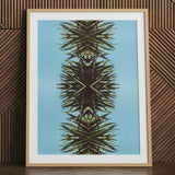 Pointy - Impresión de Arte Botánico de Hoja Espejada Moderna, Impresiones de Pósters y Obras de Arte Visual, Toby Leon