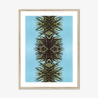 Pointy - Modern Mirrored Botanical Leaf Art Print