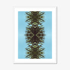 Pointy - Modern Mirrored Botanical Leaf Art Print