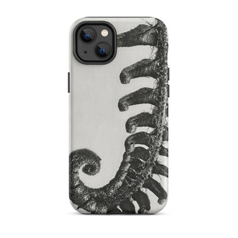 Polystichum Munitum (prickly Shield–fern) - Karl Blossfeldt Iphone Case, 14 Plus / Matte, Fern-patterned Phone Case